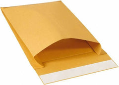 Made in USA - 15" Long x 12" Wide Peel-Off Self-Seal Natural Kraft Envelope - Kraft - Eagle Tool & Supply