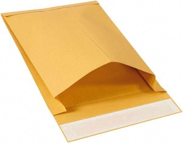 Made in USA - 13" Long x 9-1/2" Wide Peel-Off Self-Seal Natural Kraft Envelope - Kraft - Eagle Tool & Supply