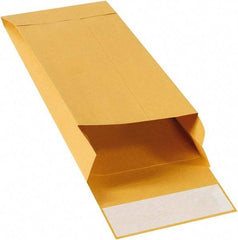 Made in USA - 11" Long x 5" Wide Peel-Off Self-Seal Natural Kraft Envelope - Kraft - Eagle Tool & Supply