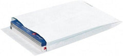 Dupont - 16" Long x 12" Wide Peel-Off Self-Seal Tyvek Expansion Envelope - White - Eagle Tool & Supply