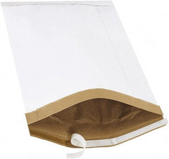 Made in USA - 19" Long x 12-1/2" Wide Peel-Off Self-Seal Padded Mailer - White - Eagle Tool & Supply