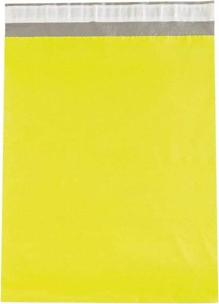 Value Collection - 19" Long x 14-1/2" Wide Peel-Off Self-Seal Courier Envelope - Yellow - Eagle Tool & Supply