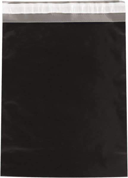 Value Collection - 19" Long x 14-1/2" Wide Peel-Off Self-Seal Courier Envelope - Black - Eagle Tool & Supply