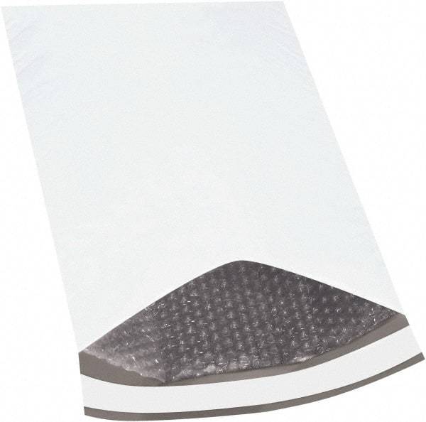 Made in USA - 19" Long x 12-1/2" Wide Peel-Off Self-Seal Padded Mailer - White - Eagle Tool & Supply