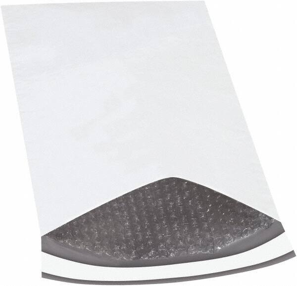 Made in USA - 14-1/2" Long x 9-1/2" Wide Peel-Off Self-Seal Padded Mailer - White - Eagle Tool & Supply