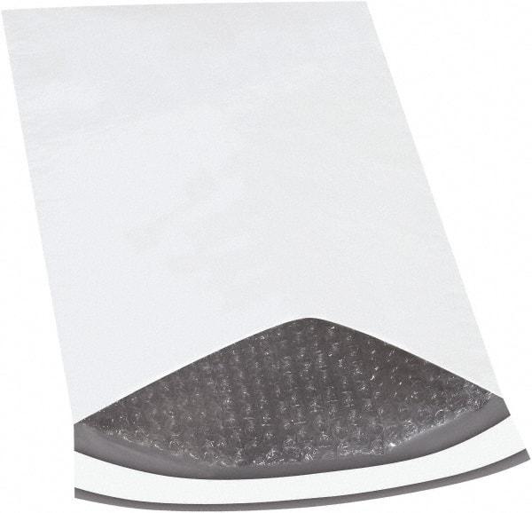 Made in USA - 14-1/2" Long x 9-1/2" Wide Peel-Off Self-Seal Padded Mailer - White - Eagle Tool & Supply