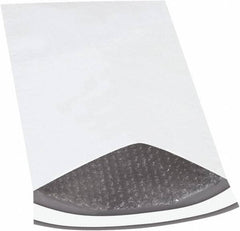 Made in USA - 14-1/2" Long x 9-1/2" Wide Peel-Off Self-Seal Padded Mailer - White - Eagle Tool & Supply