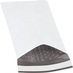 Made in USA - 10" Long x 5" Wide Peel-Off Self-Seal Padded Mailer - White - Eagle Tool & Supply