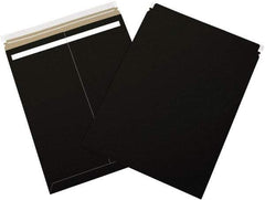 Made in USA - 21" Long x 17" Wide Peel-Off Self-Seal Flat Mailer - Black - Eagle Tool & Supply