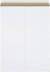 Made in USA - 24" Long x 18" Wide Peel-Off Self-Seal Flat Mailer - White - Eagle Tool & Supply
