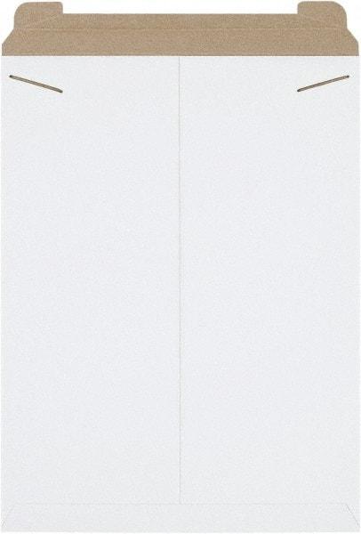 Made in USA - 24" Long x 18" Wide Regular Flat Mailer - White - Eagle Tool & Supply