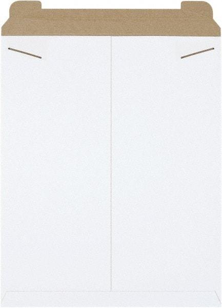Made in USA - 21" Long x 17" Wide Regular Flat Mailer - White - Eagle Tool & Supply