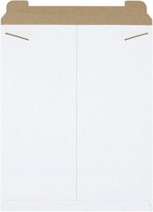 Made in USA - 21" Long x 17" Wide Regular Flat Mailer - White - Eagle Tool & Supply