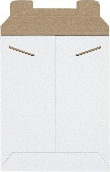 Made in USA - 9" Long x 7" Wide Regular Flat Mailer - White - Eagle Tool & Supply
