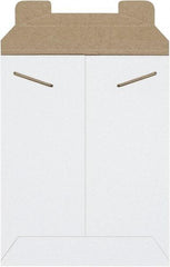 Made in USA - 9" Long x 7" Wide Regular Flat Mailer - White - Eagle Tool & Supply