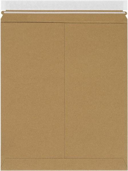 Made in USA - 15" Long x 12-3/4" Wide Peel-Off Self-Seal Flat Mailer - Kraft - Eagle Tool & Supply