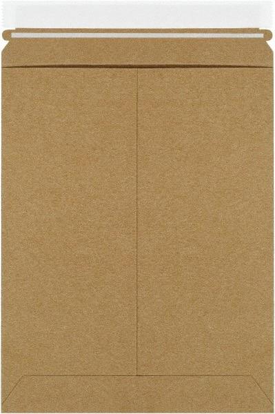 Made in USA - 11-1/2" Long x 9" Wide Peel-Off Self-Seal Flat Mailer - Kraft - Eagle Tool & Supply