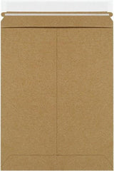 Made in USA - 11-1/2" Long x 9" Wide Peel-Off Self-Seal Flat Mailer - Kraft - Eagle Tool & Supply