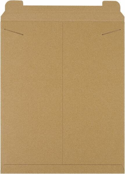 Made in USA - 21" Long x 17" Wide Regular Flat Mailer - Kraft - Eagle Tool & Supply