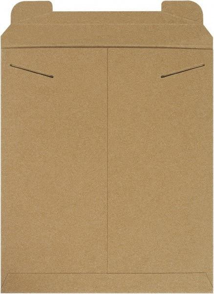 Made in USA - 15" Long x 12-3/4" Wide Regular Flat Mailer - Kraft - Eagle Tool & Supply