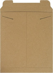 Made in USA - 15" Long x 12-3/4" Wide Regular Flat Mailer - Kraft - Eagle Tool & Supply