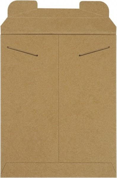 Made in USA - 12-1/4" Long x 9-3/4" Wide Regular Flat Mailer - Kraft - Eagle Tool & Supply