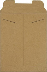 Made in USA - 12-1/4" Long x 9-3/4" Wide Regular Flat Mailer - Kraft - Eagle Tool & Supply