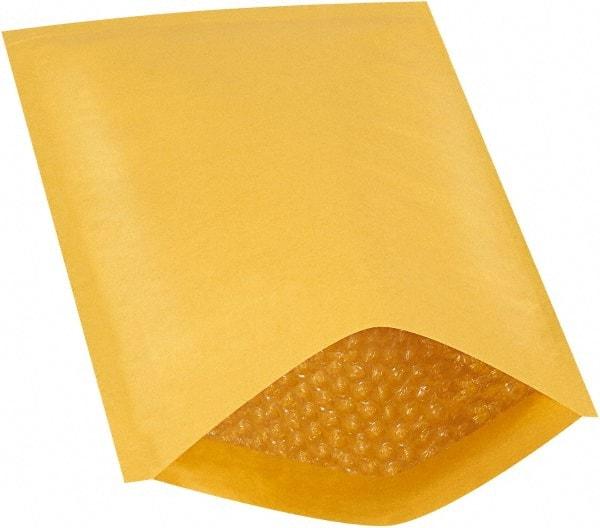 Made in USA - 12" Long x 8-1/2" Wide Regular Bubble Mailer - Kraft - Eagle Tool & Supply