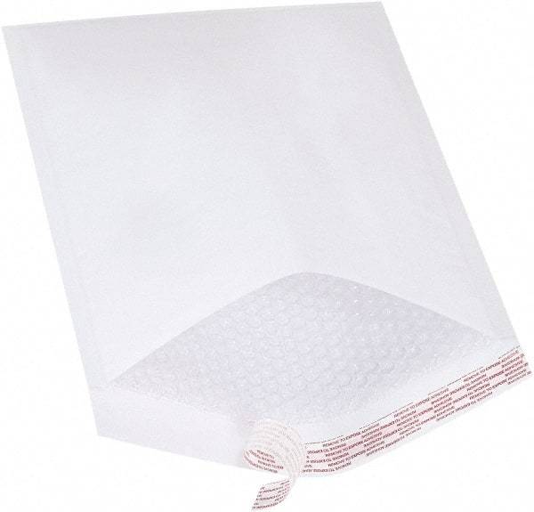 Value Collection - 16" Long x 10-1/2" Wide Peel-Off Self-Seal Bubble Mailer - White - Eagle Tool & Supply