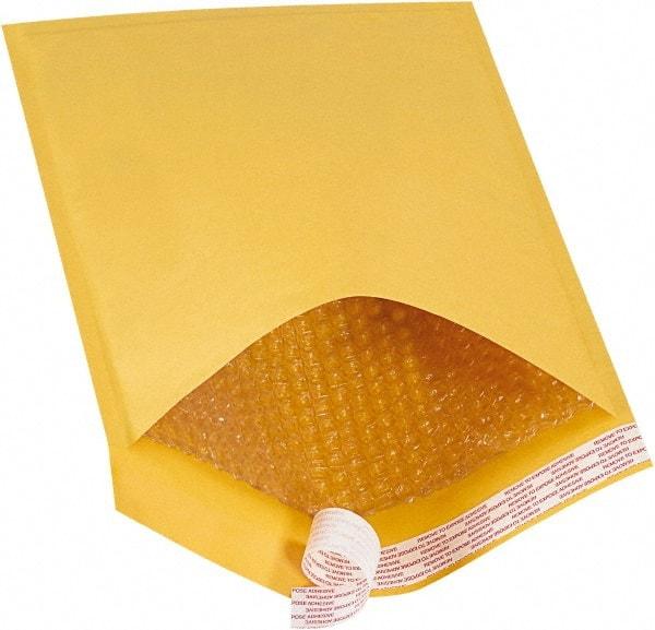 Made in USA - 16" Long x 10-1/2" Wide Peel-Off Self-Seal Bubble Mailer - Kraft - Eagle Tool & Supply