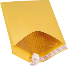 Made in USA - 16" Long x 10-1/2" Wide Peel-Off Self-Seal Bubble Mailer - Kraft - Eagle Tool & Supply