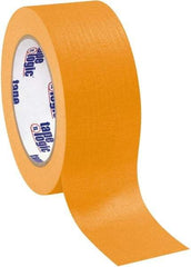 Tape Logic - 2" Wide x 60 Yd Long Orange Crepe Paper Masking Tape - 4.9 mil Thick - Eagle Tool & Supply