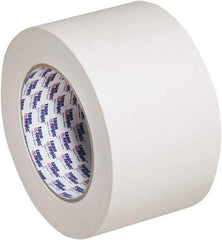 Tape Logic - 3" Wide x 60 Yd Long Tan Crepe Paper Masking Tape - 4.9 mil Thick - Eagle Tool & Supply