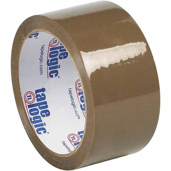 Tape Logic - 2" x 55 Yd Tan Rubber Adhesive Packaging Tape - Polypropylene Film Backing, 1.9 mil Thick, 22 Lb Tensile Strength - Eagle Tool & Supply