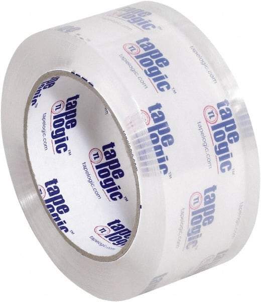 Tape Logic - 2" x 110 Yd Clear Acrylic Adhesive Packaging Tape - Polypropylene Film Backing, 2 mil Thick - Eagle Tool & Supply