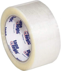 Tape Logic - 2" x 110 Yd Clear Hot Melt Adhesive Packaging Tape - Polypropylene Film Backing, 1.6 mil Thick, 26 Lb Tensile Strength - Eagle Tool & Supply