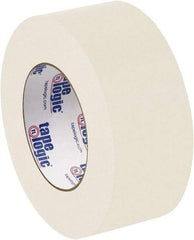 Tape Logic - 2" x 60 Yd Natural White Rubber Adhesive Packaging Tape - Paper Backing, 8 mil Thick - Eagle Tool & Supply