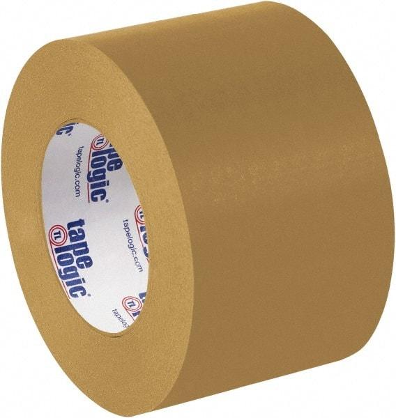 Tape Logic - 3" x 60 Yd Brown Rubber Adhesive Packaging Tape - Paper Backing, 7 mil Thick - Eagle Tool & Supply