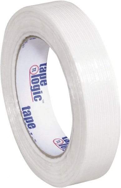 Tape Logic - 1" x 60 Yd Clear Hot Melt Adhesive Strapping Tape - Polypropylene Film Backing, 3.9 mil Thick, 100 Lb Tensile Strength - Eagle Tool & Supply