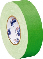 Tape Logic - 2" x 50 Yds Fluorescent Green Gaffers Tape - 11 mil, Rubber Adhesive - Eagle Tool & Supply