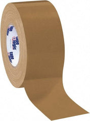 Tape Logic - 3" x 60 Yds Brown Duct Tape - 10 mil, Rubber Adhesive - Eagle Tool & Supply