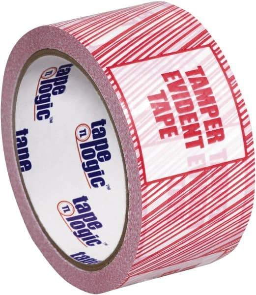 Tape Logic - 3,960" Long, Red/White Security Tape - For Multi-Use - Eagle Tool & Supply