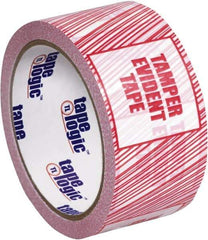 Tape Logic - 3,960" Long, Red/White Security Tape - For Multi-Use - Eagle Tool & Supply