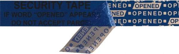 Tape Logic - 2,160" Long, Blue Security Tape - For Multi-Use - Eagle Tool & Supply