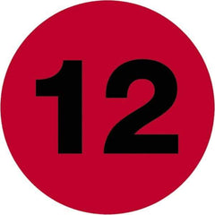 Tape Logic - 1" Long, Fluorescent Red Paper Inventory Labels - For Multi-Use - Eagle Tool & Supply