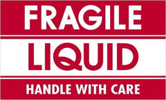 Tape Logic - 5" Long, Red/White Paper Shipping Label - For Multi-Use - Eagle Tool & Supply