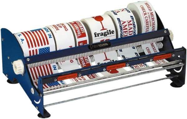 Tape Logic - Blue Steel Label Dispensers - For Multi-Use - Eagle Tool & Supply