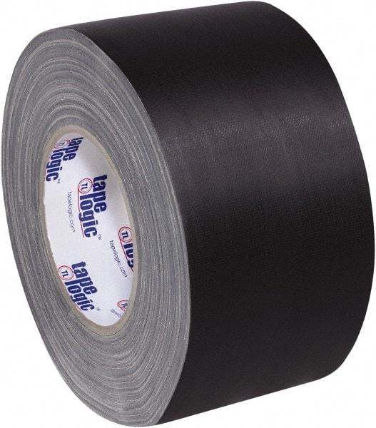 Tape Logic - 4" x 60 Yds Black Gaffers Tape - 11 mil, Rubber Adhesive - Eagle Tool & Supply