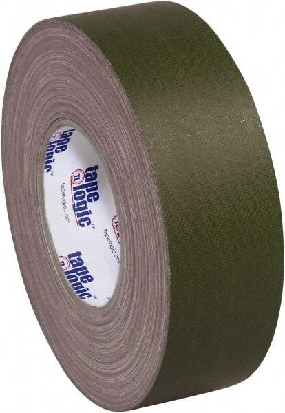 Tape Logic - 2" x 60 Yds Olive Green Gaffers Tape - 11 mil, Rubber Adhesive - Eagle Tool & Supply