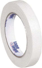 Tape Logic - 3/4" x 60 Yd Clear Hot Melt Adhesive Strapping Tape - Polypropylene Film Backing, 3.9 mil Thick, 100 Lb Tensile Strength - Eagle Tool & Supply